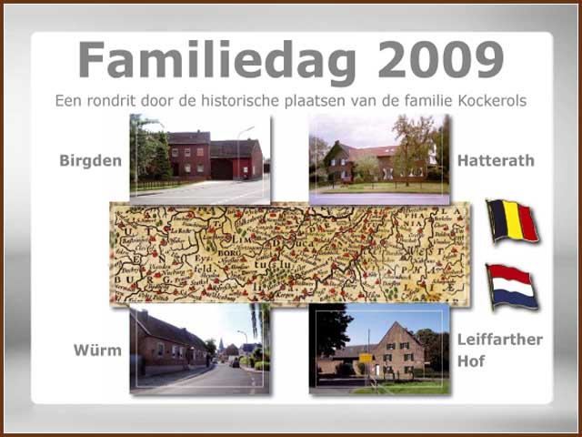 Brochure Familiedag 2009